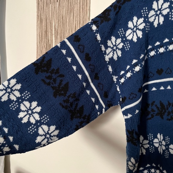 Vintage ugly Christmas snow flake sweater - Picture 4 of 7